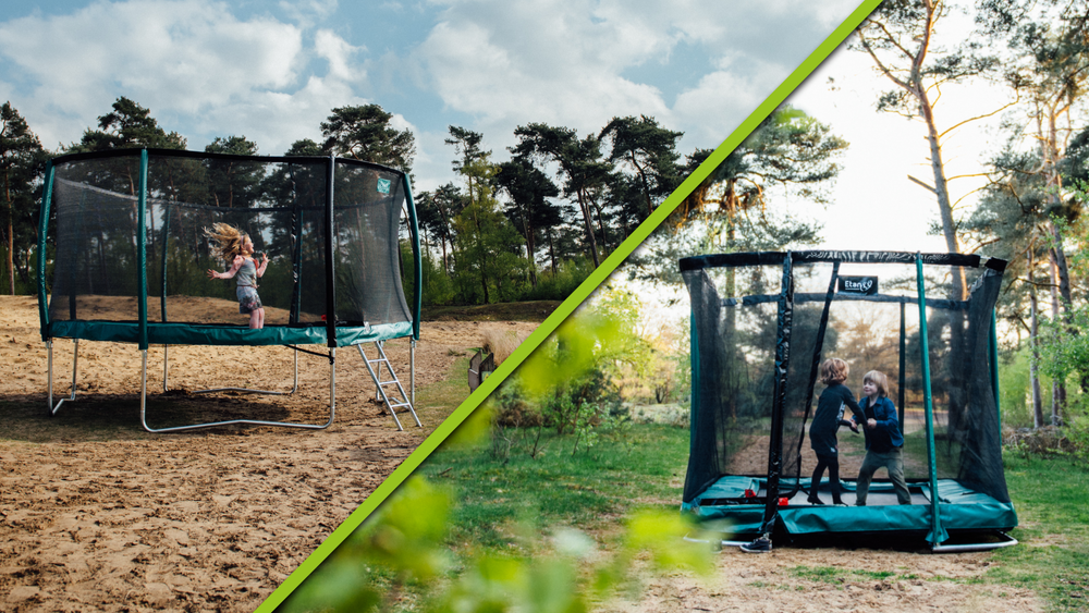 Round or rectangular trampoline – which one to buy?