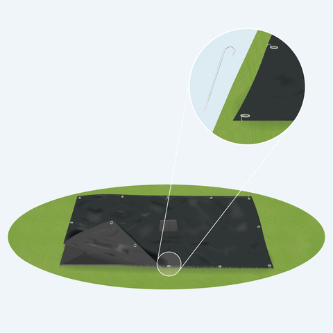 UltraFlat Trampoline Beschermhoes